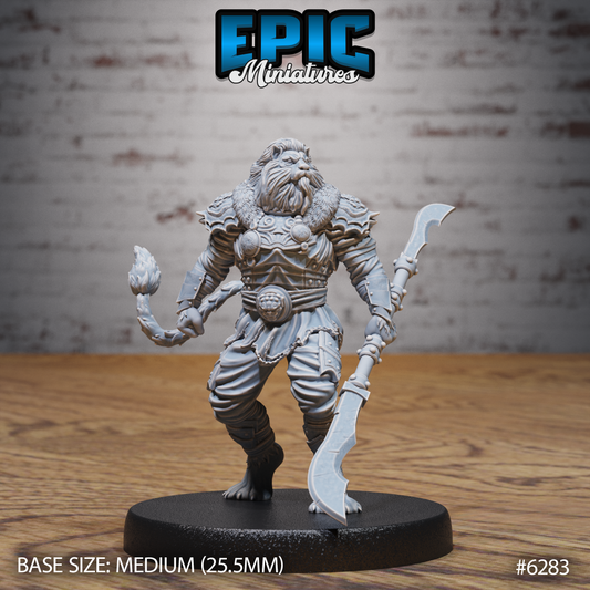Lion King Fighter (3 Variants Available) - Epic Miniatures
