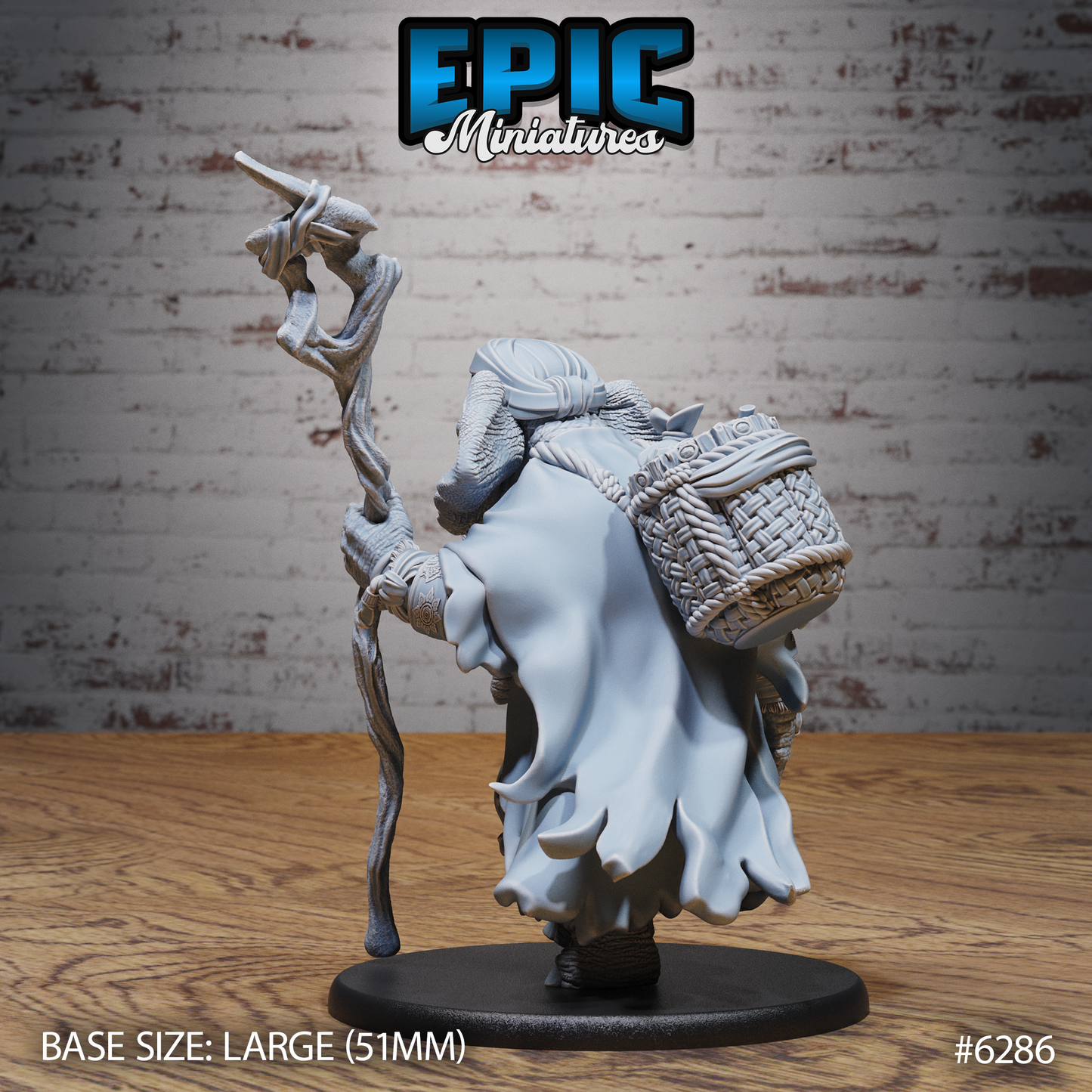 Elephant Folk Druids (3 Variants Available) - Epic Miniatures