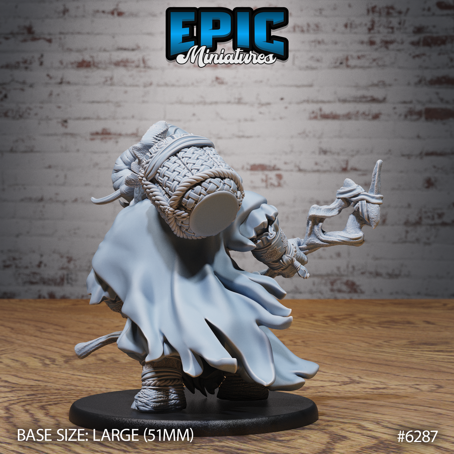 Elephant Folk Druids (3 Variants Available) - Epic Miniatures