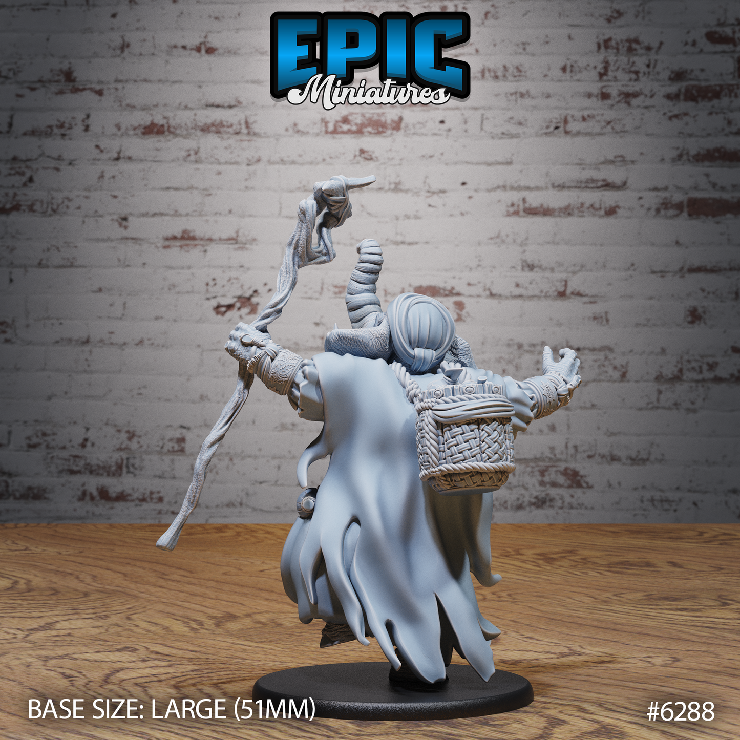 Elephant Folk Druids (3 Variants Available) - Epic Miniatures