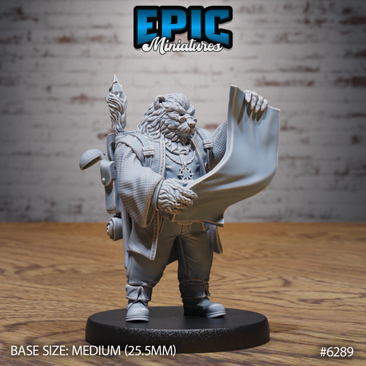 Bear Folk Bard (3 Variants Available) - Epic Miniatures