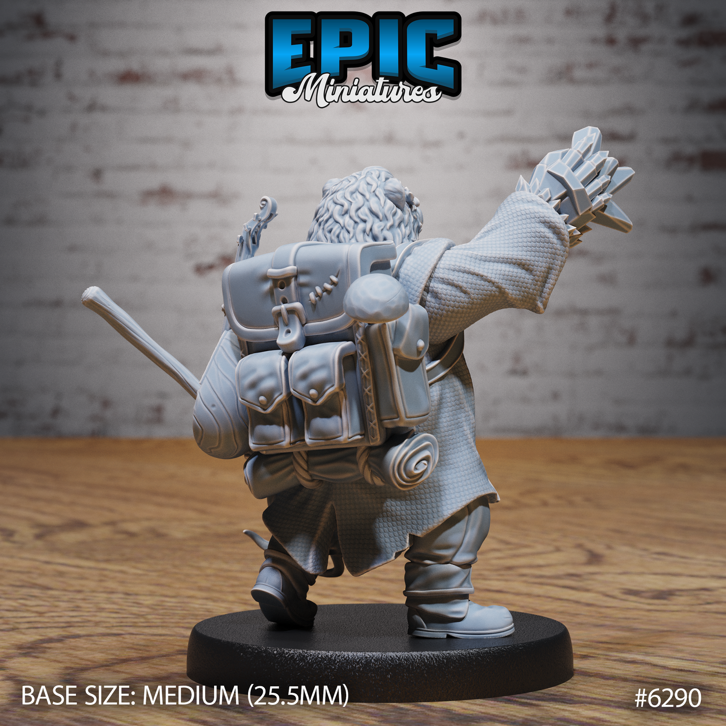 Bear Folk Bard (3 Variants Available) - Epic Miniatures