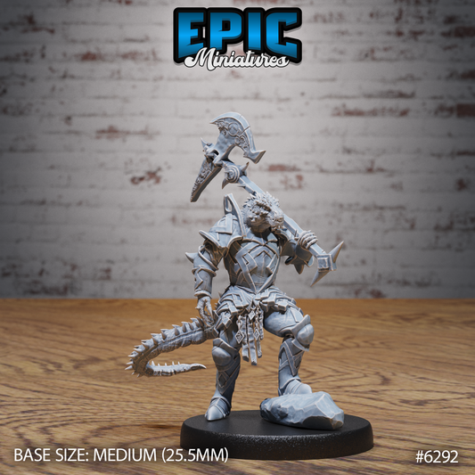 Half Dragon Warrior (3 Variants Available) - Epic Miniatures