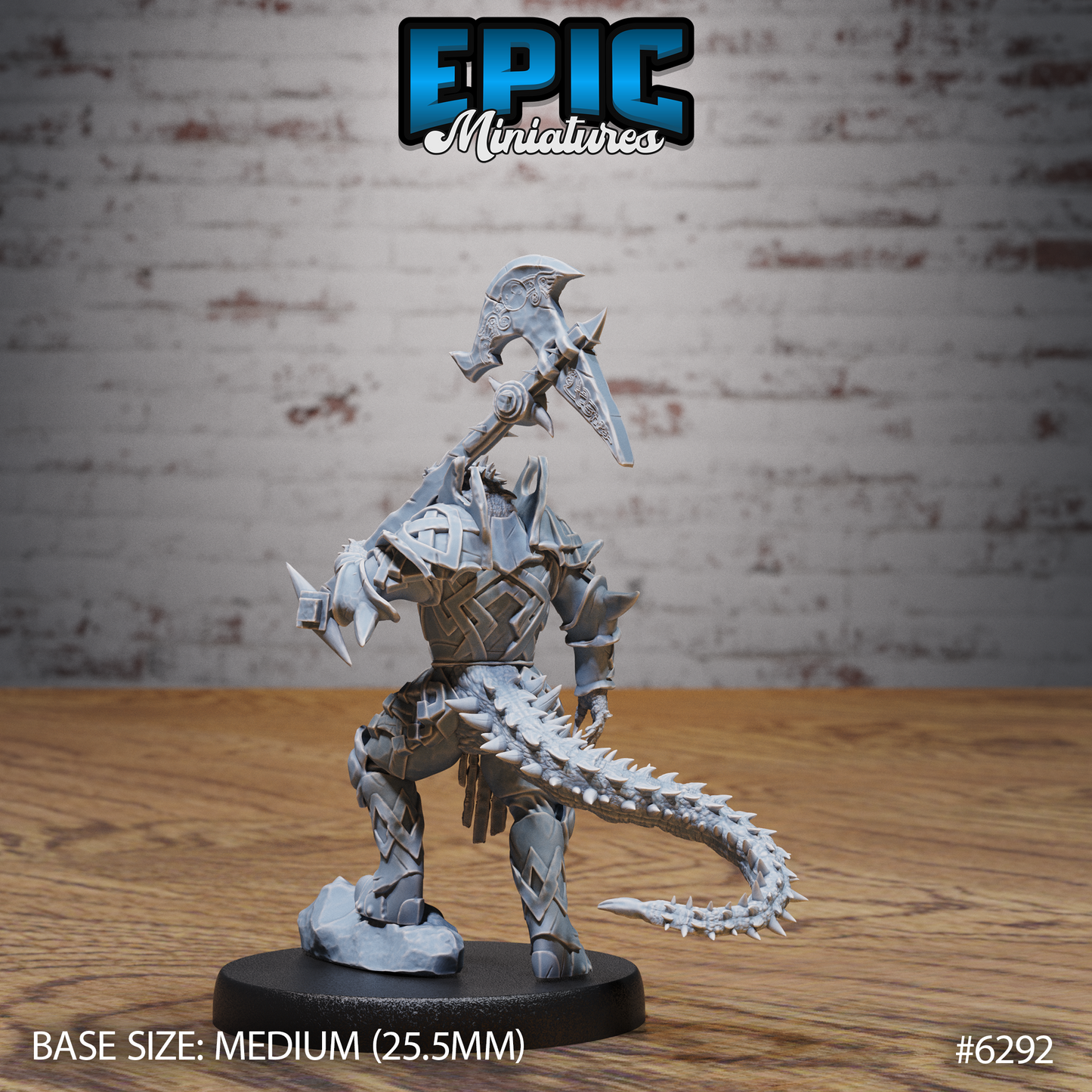 Half Dragon Warrior (3 Variants Available) - Epic Miniatures