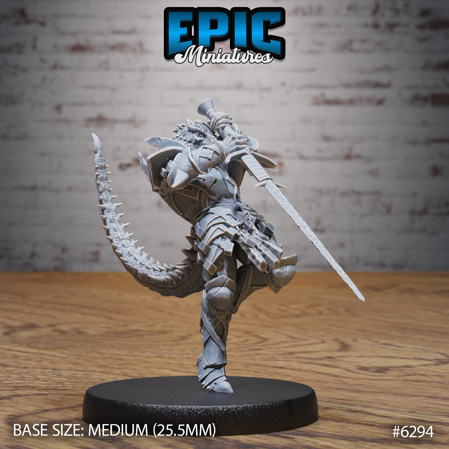 Half Dragon Warrior (3 Variants Available) - Epic Miniatures