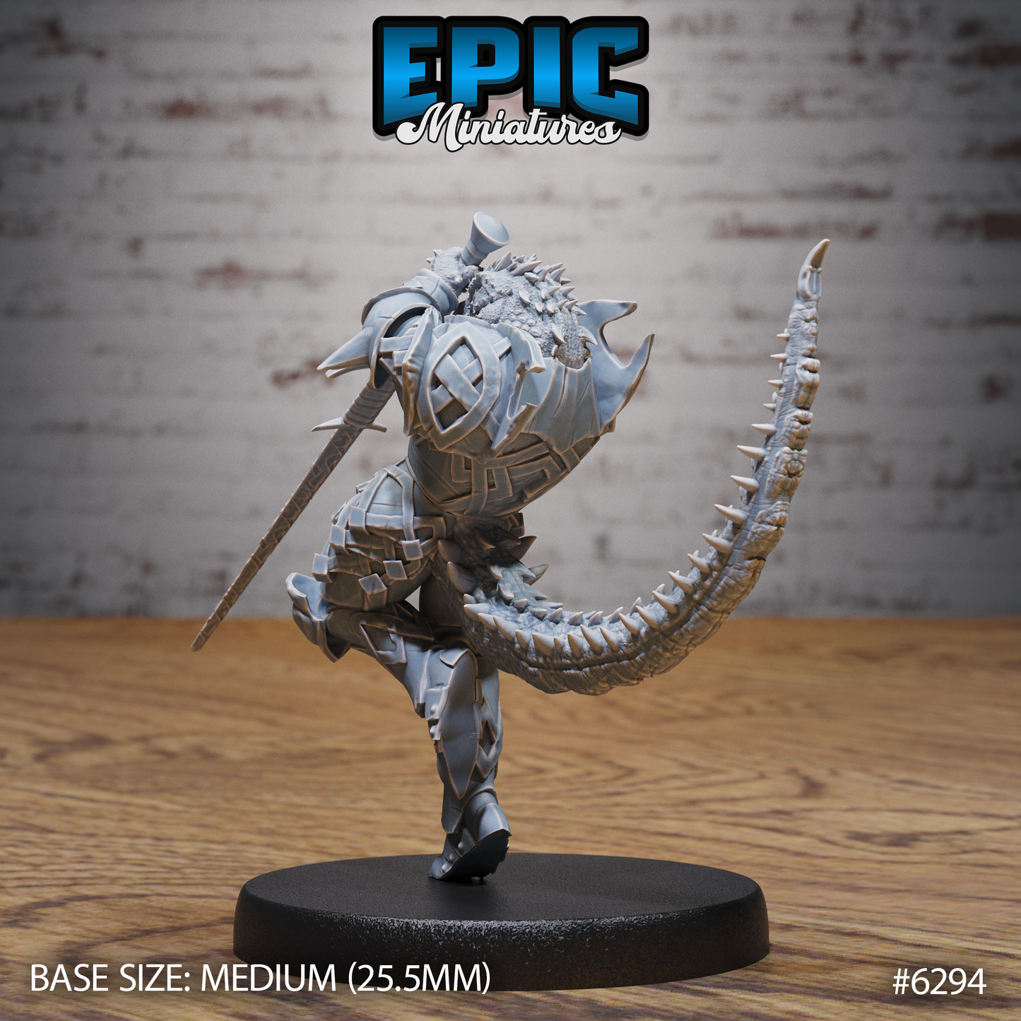 Half Dragon Warrior (3 Variants Available) - Epic Miniatures