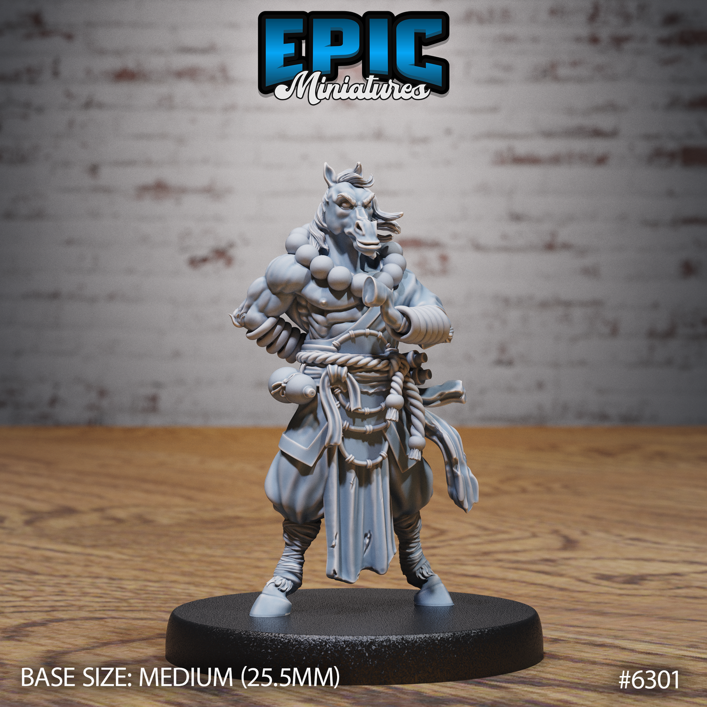 Horse Folk Monk (3 Variants Available) - Epic Miniatures