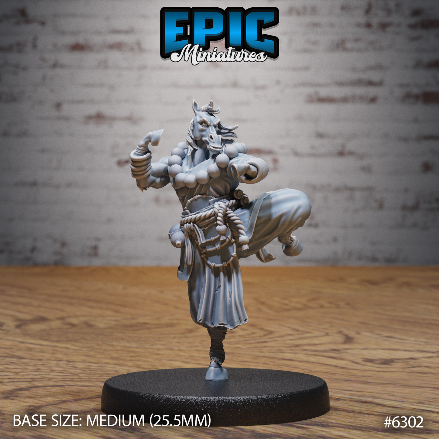 Horse Folk Monk (3 Variants Available) - Epic Miniatures