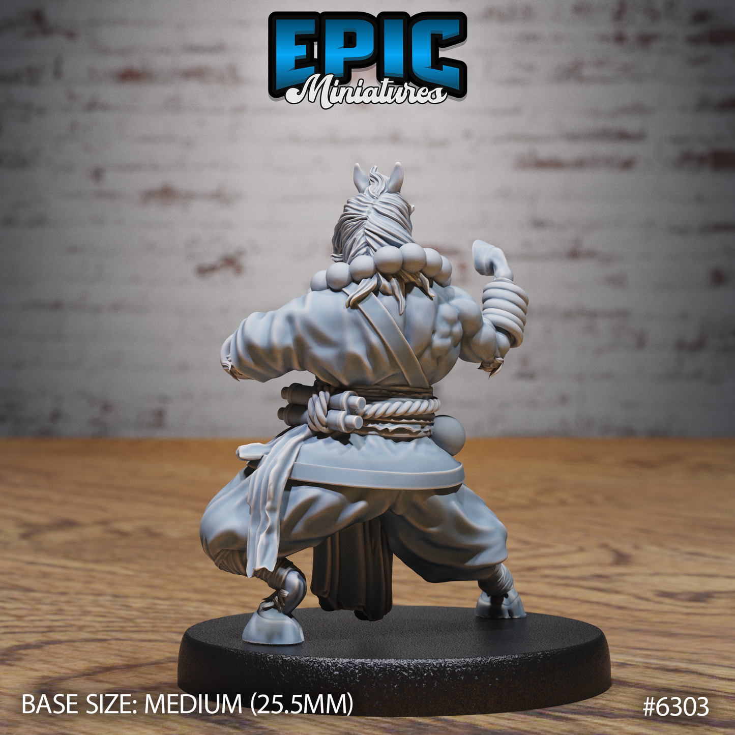 Horse Folk Monk (3 Variants Available) - Epic Miniatures