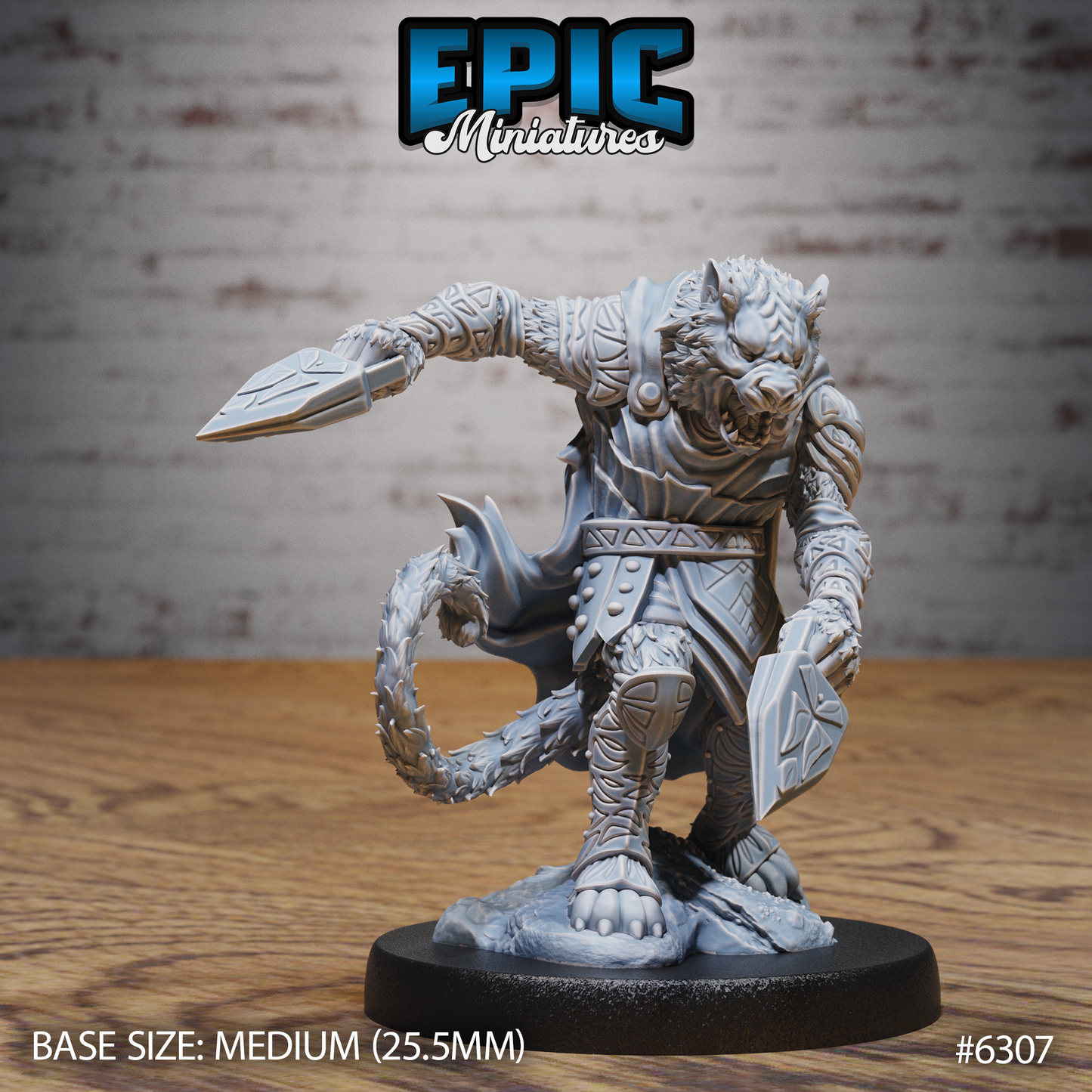 Were-Tiger (3 Variants Available) - Epic Miniatures