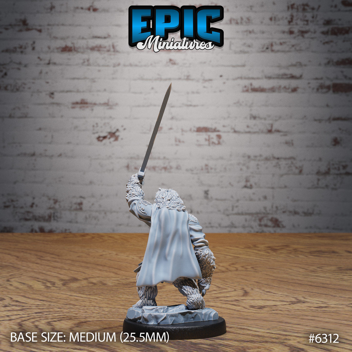 Sloth Paladin (3 Variants Available) - Epic Miniatures
