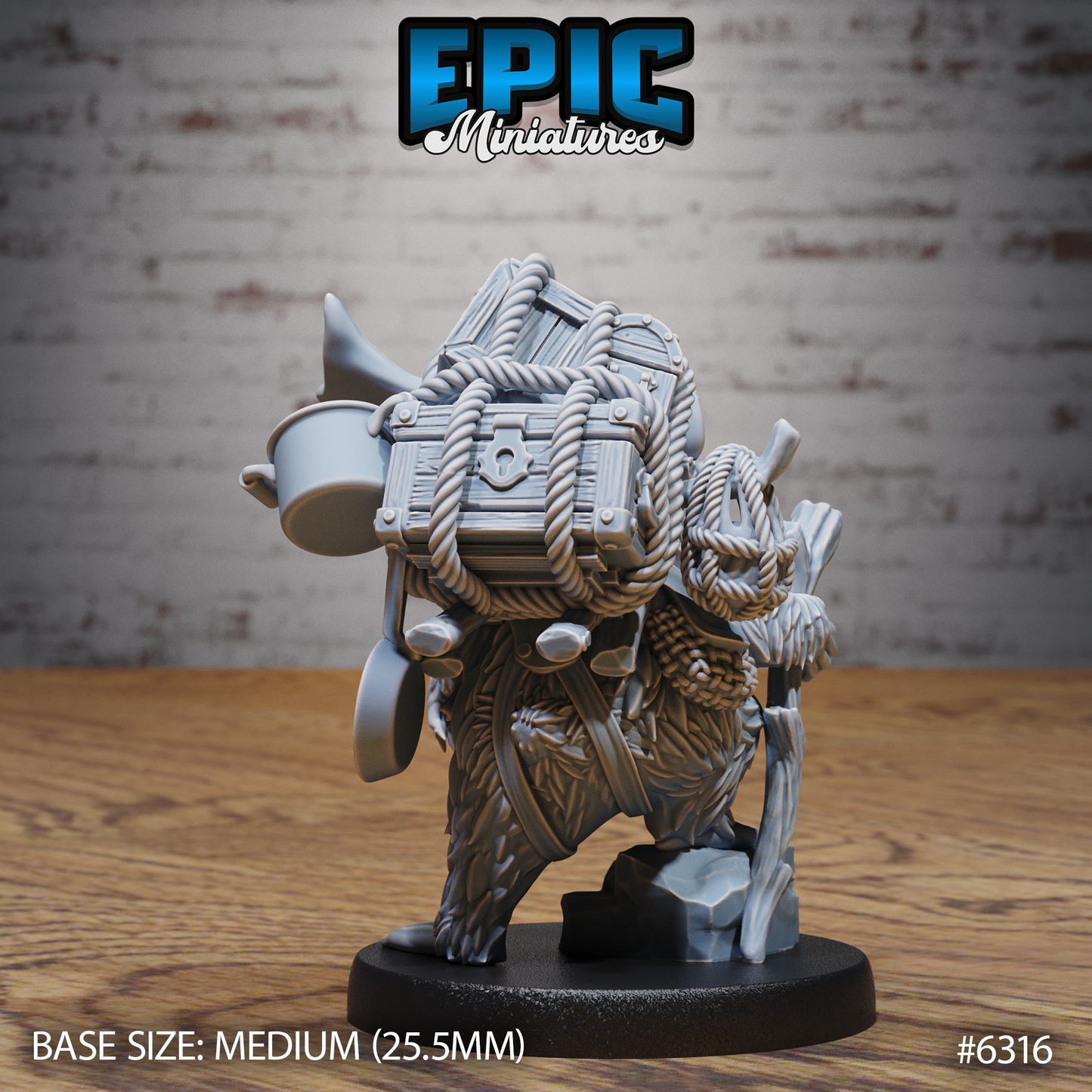 Adventurer Hamster (2 Variants Available) - Epic Miniatures