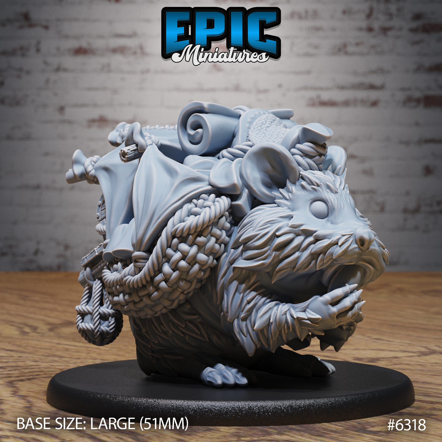 Giant Hamster Mount - Epic Miniatures