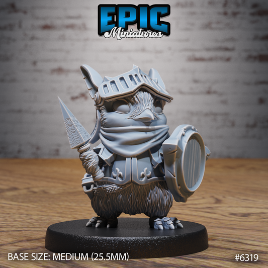 Penguin Knight (3 Variants Available) - Epic Miniatures