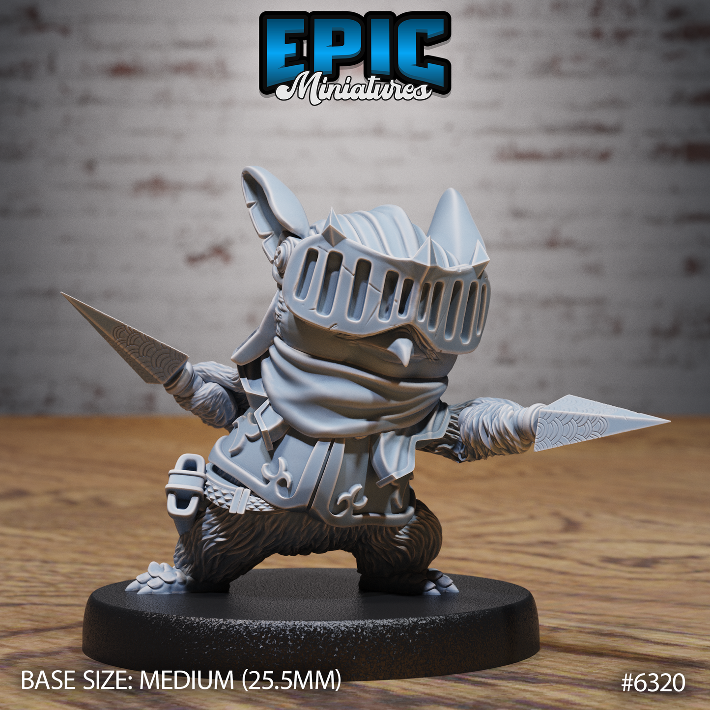 Penguin Knight (3 Variants Available) - Epic Miniatures