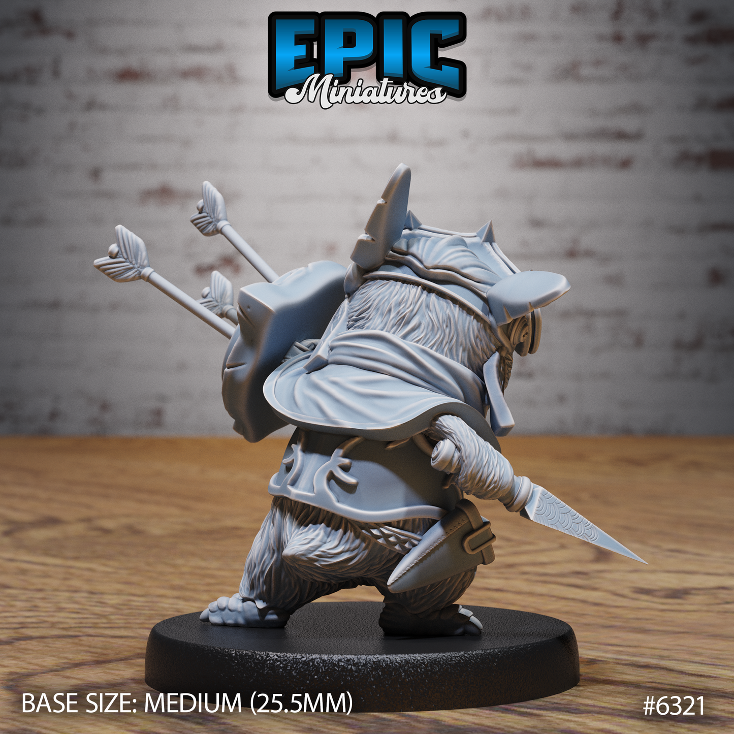 Penguin Knight (3 Variants Available) - Epic Miniatures