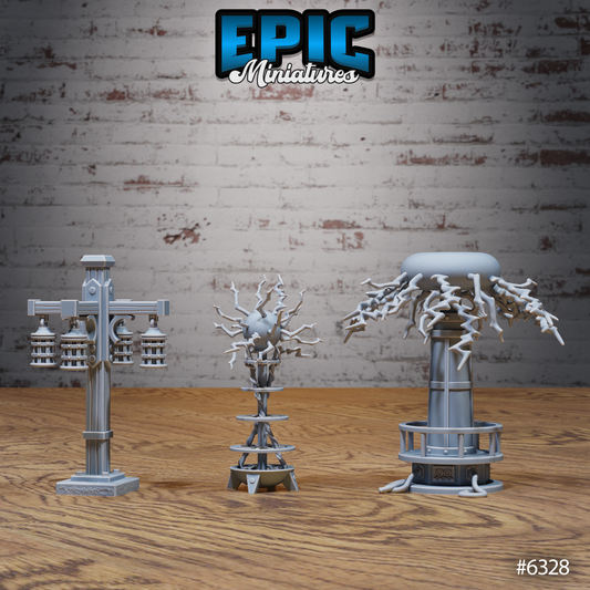 Construct Laboratory Scatter, Tesla Machines (6 Variants Available) - Epic Miniatures