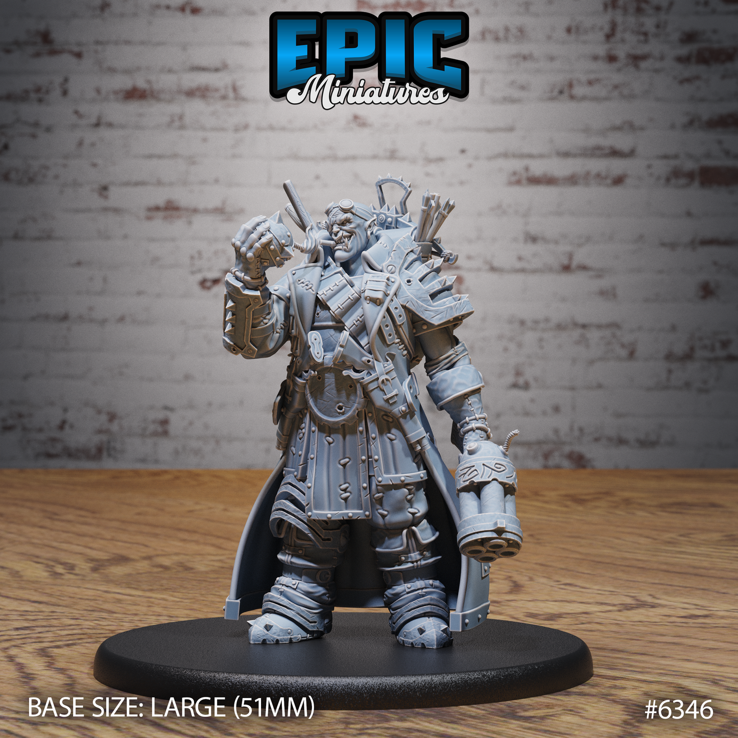 Ogre Gunslinger (3 Variants Available) - Epic Miniatures