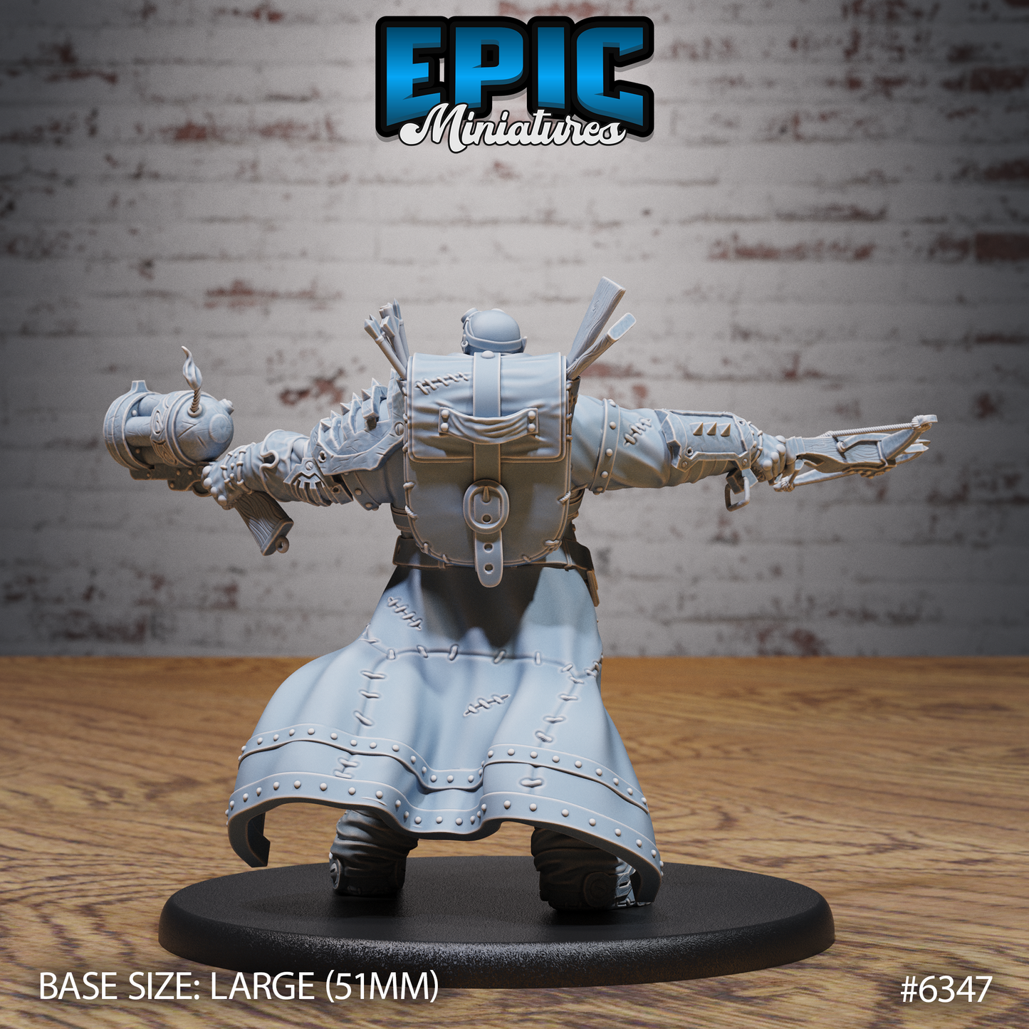 Ogre Gunslinger (3 Variants Available) - Epic Miniatures