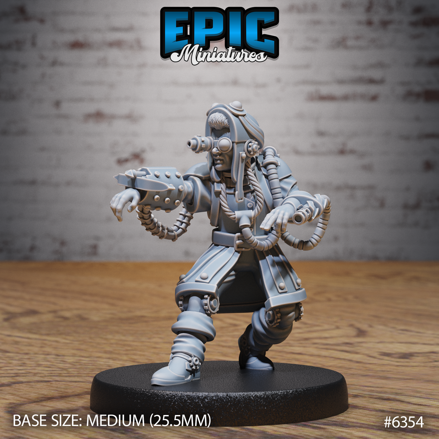 Geartown Citizens, Set 2 (4 Variants Available) - Epic Miniatures