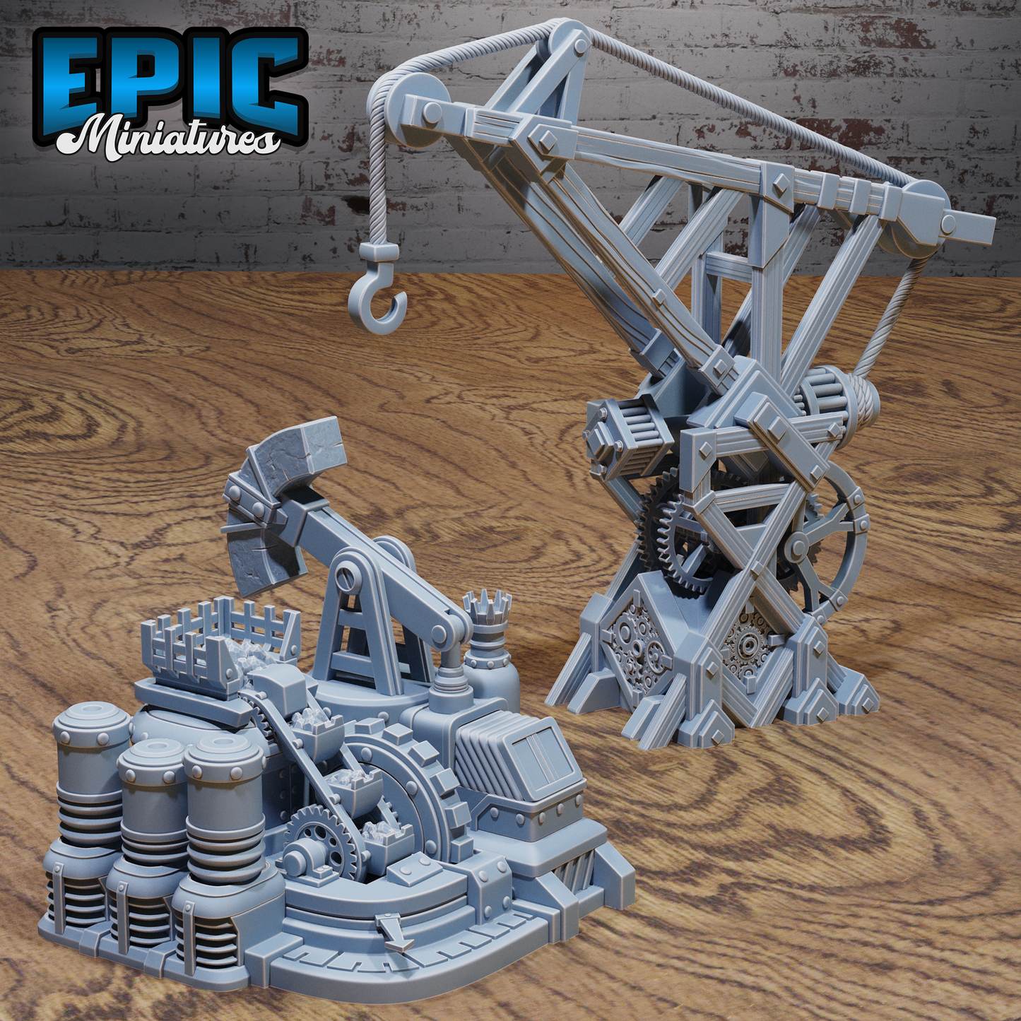 Dwarven Geartown Creations (3 Variants Available) - Epic Miniatures