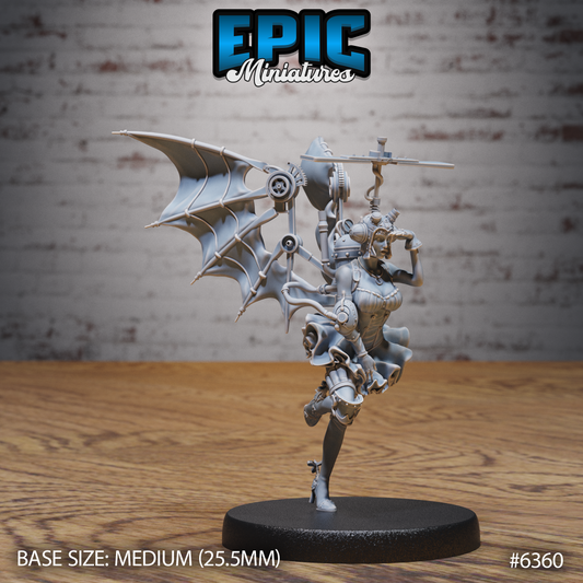 Aviator Girl (3 Variants Available) - Epic Miniatures