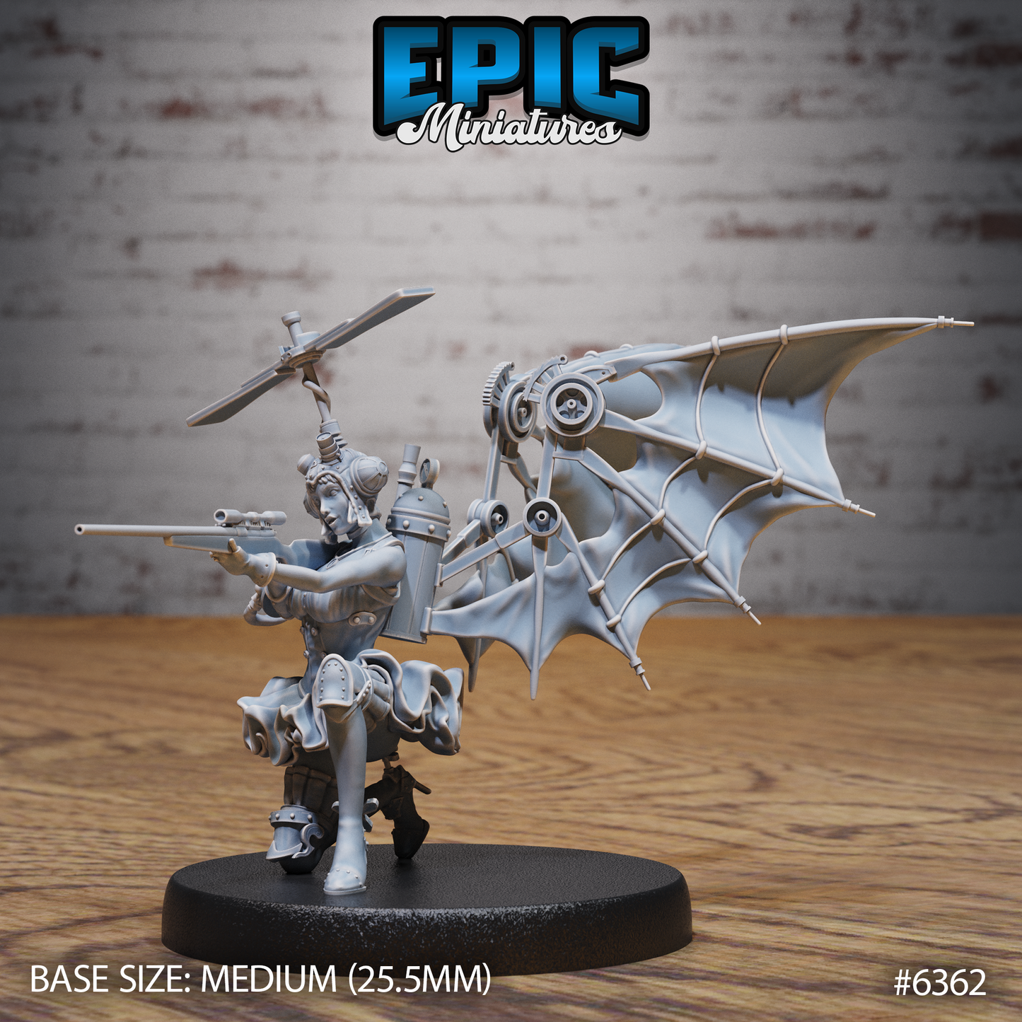 Aviator Girl (3 Variants Available) - Epic Miniatures