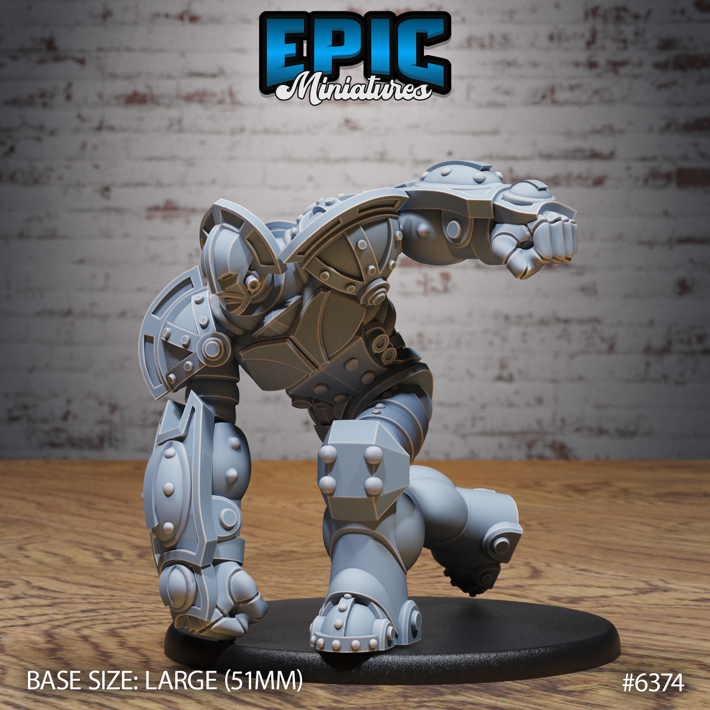 Mechanus Guard, Construct Warrior (3 Variants Available) - Epic Miniatures