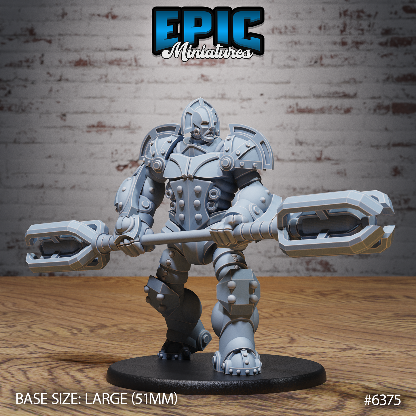 Mechanus Guard, Construct Warrior (3 Variants Available) - Epic Miniatures