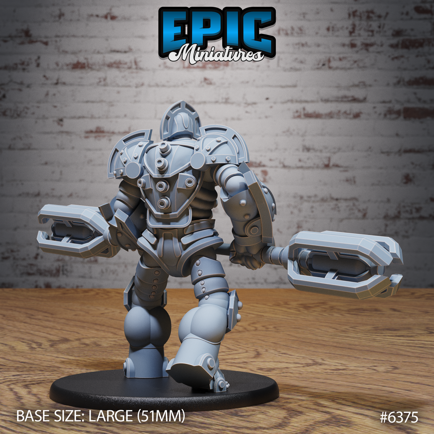 Mechanus Guard, Construct Warrior (3 Variants Available) - Epic Miniatures