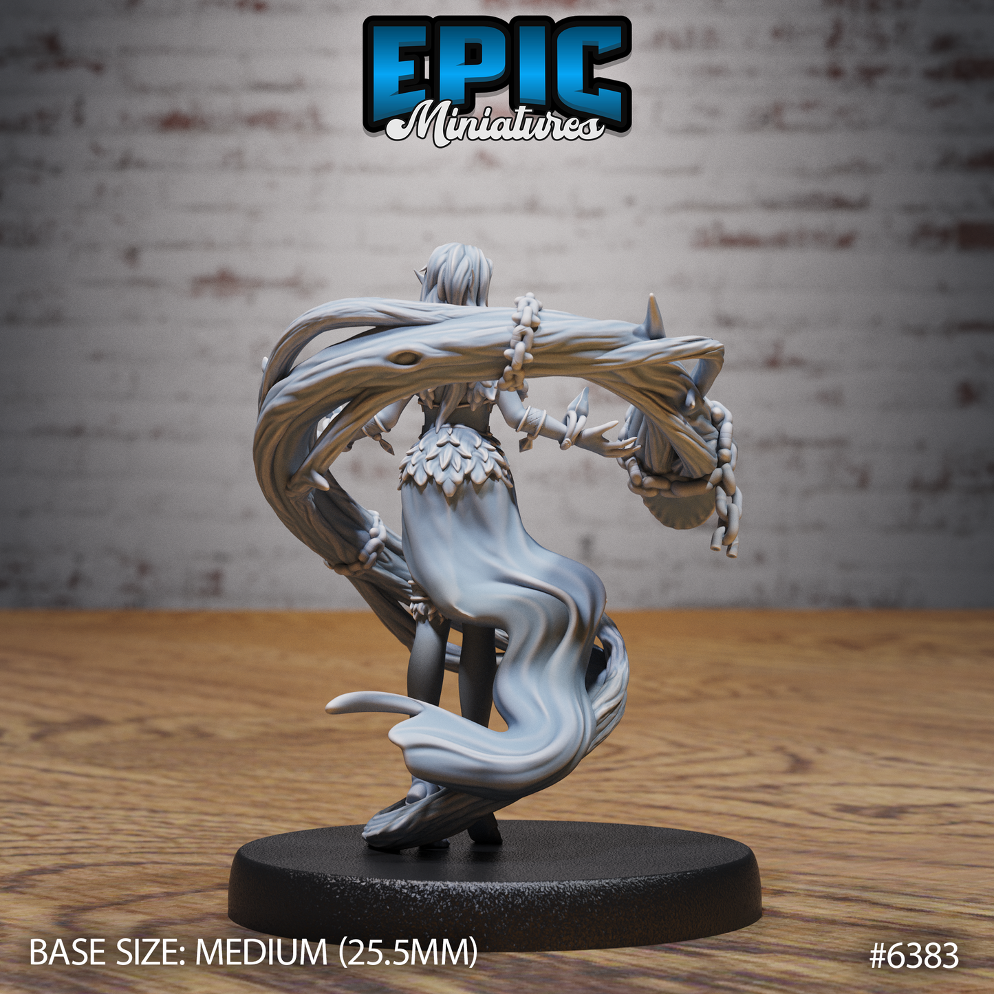 Elf Druid Adventurer (3 Variants Available) - Epic Miniatures