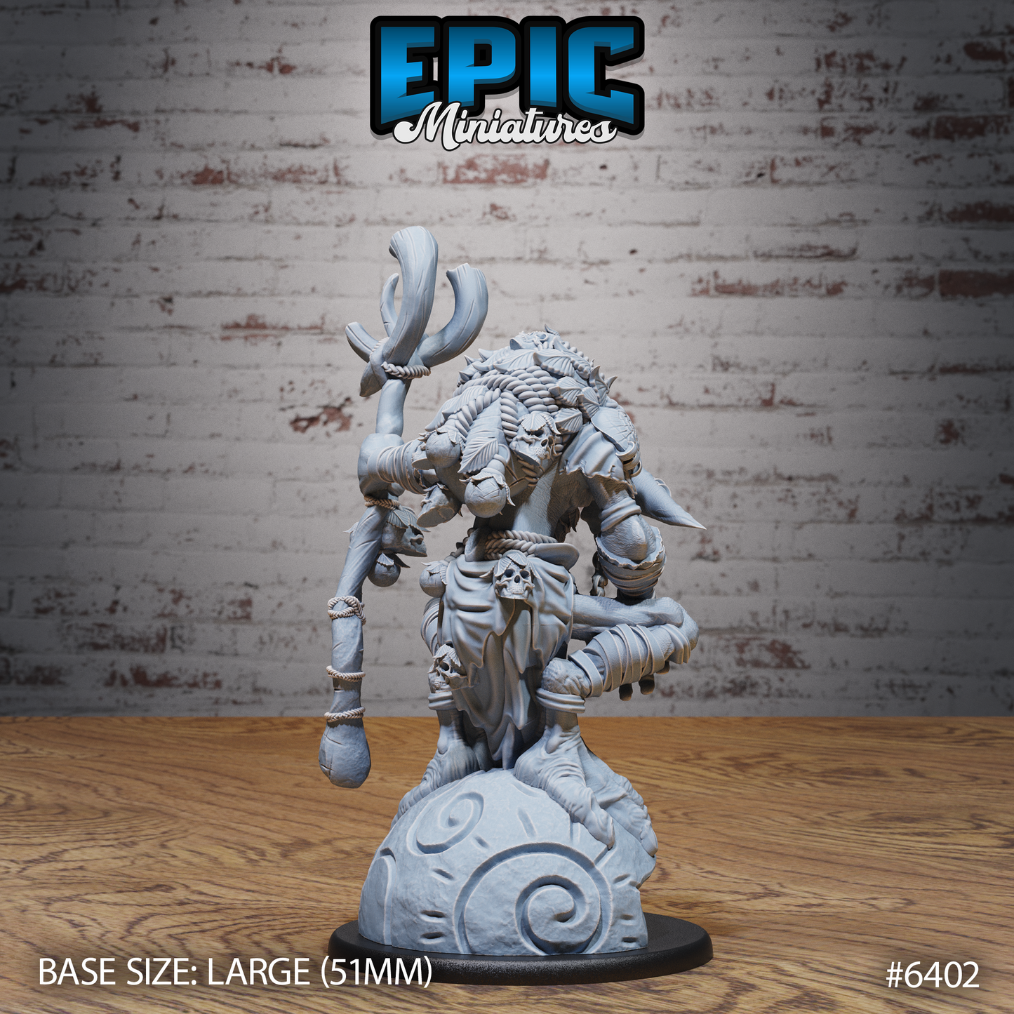 Troll Shaman (3 Variants Available) - Epic Miniatures