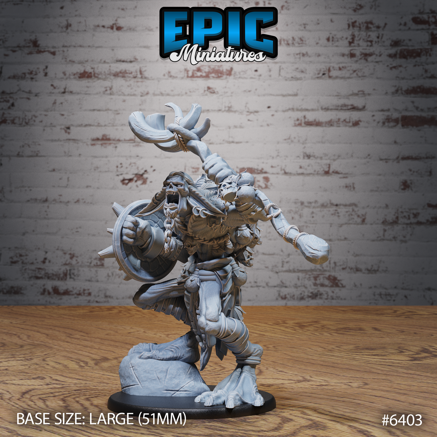 Troll Shaman (3 Variants Available) - Epic Miniatures