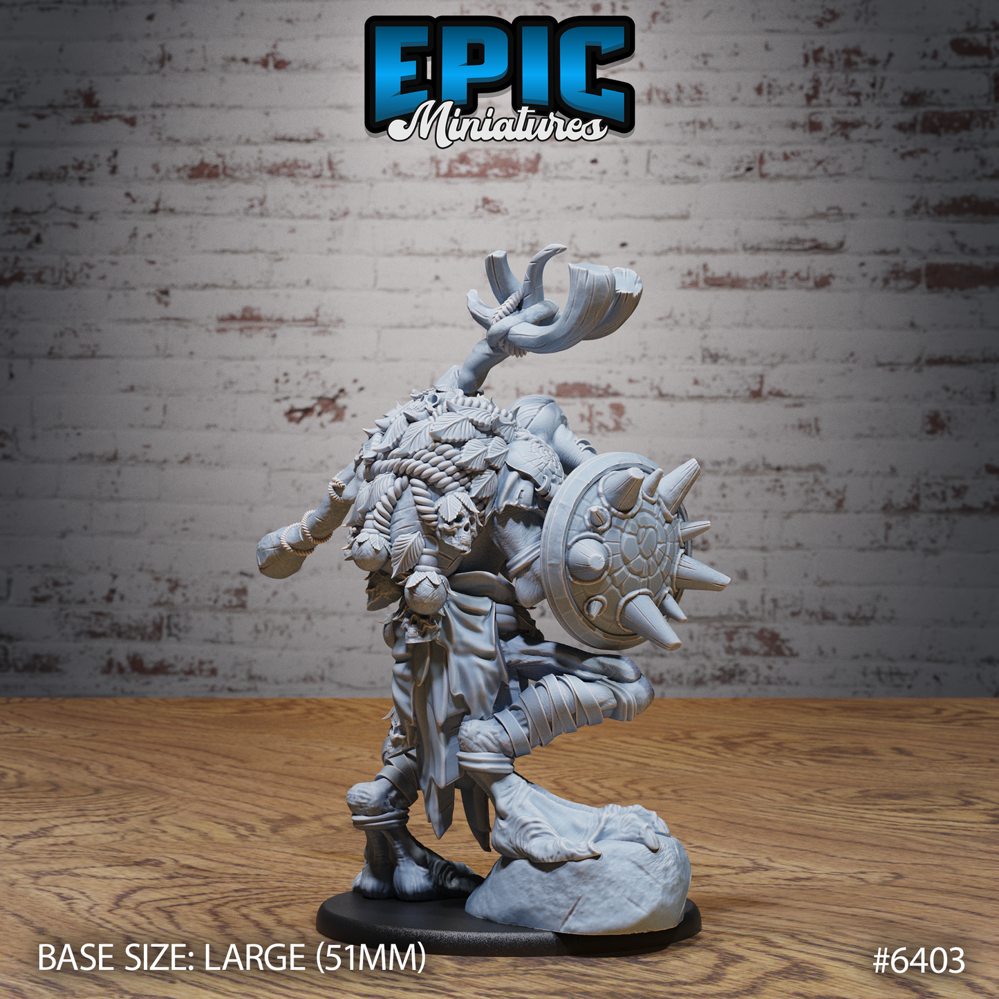 Troll Shaman (3 Variants Available) - Epic Miniatures
