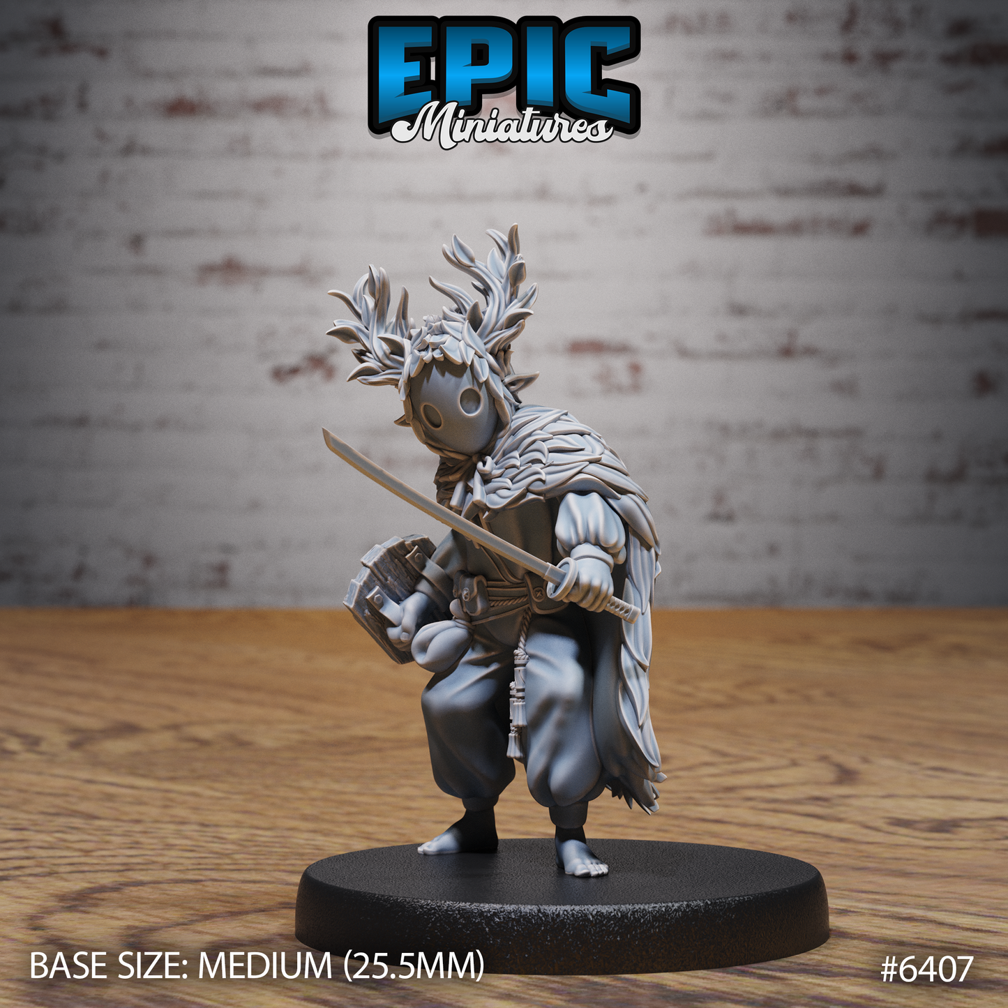 Little Forest Defender, Masked (3 Variants Available) - Epic Miniatures
