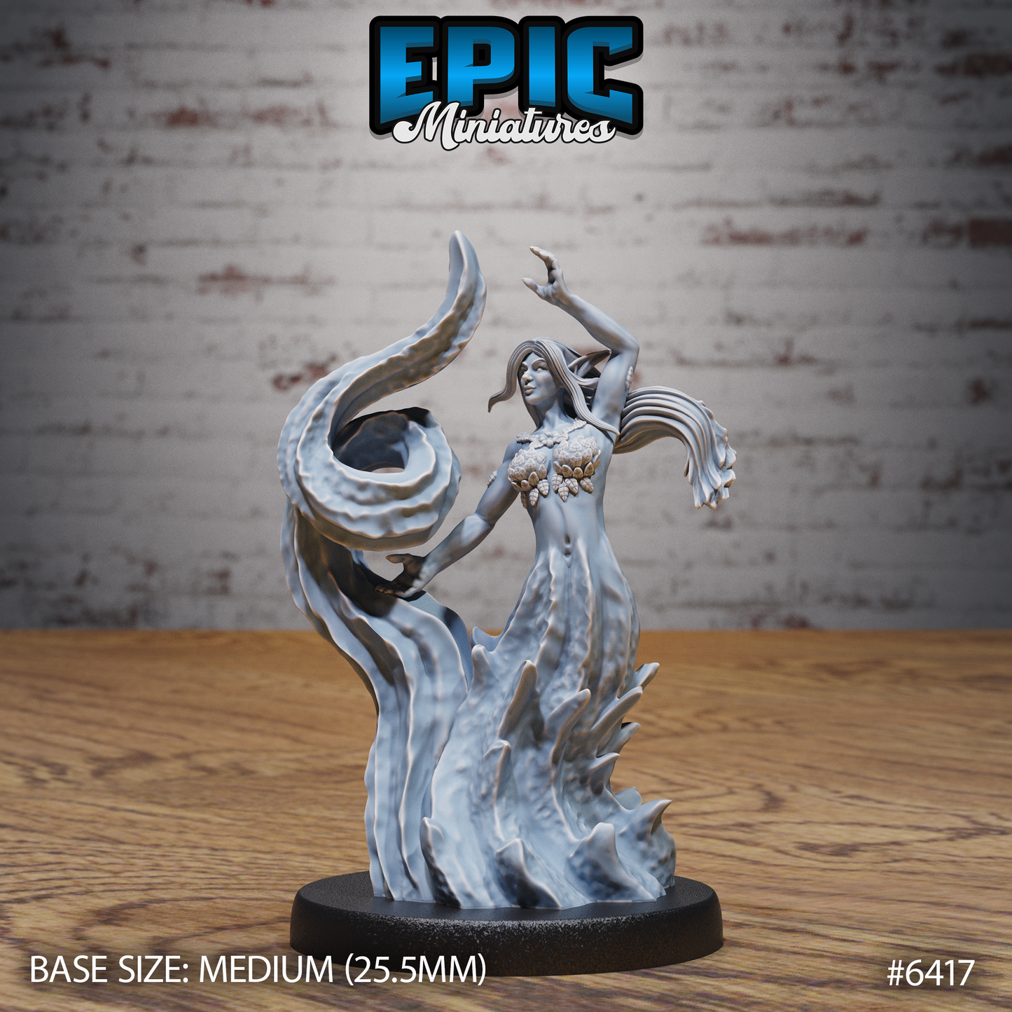 Spring Undine, Water Elemental (3 Variants Available) - Epic Miniatures