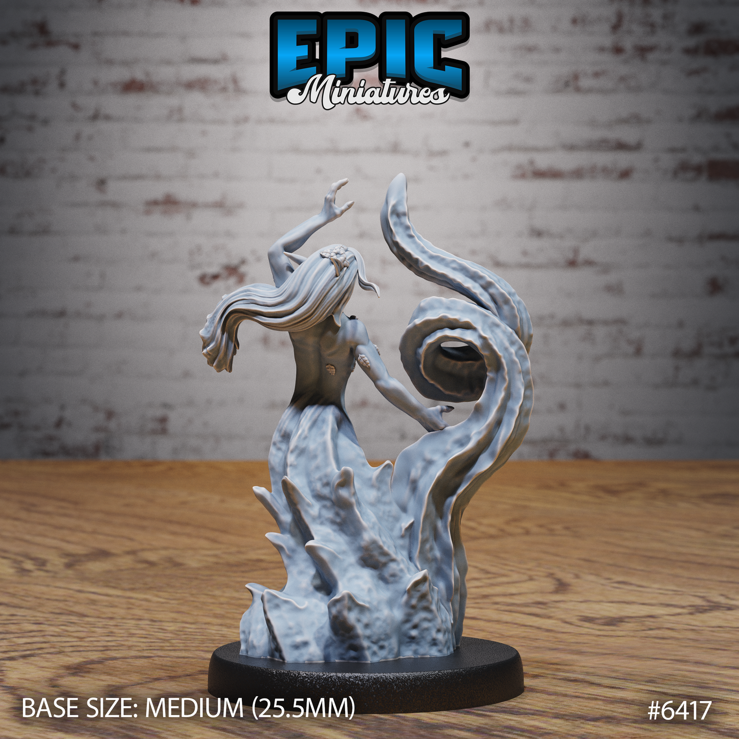 Spring Undine, Water Elemental (3 Variants Available) - Epic Miniatures
