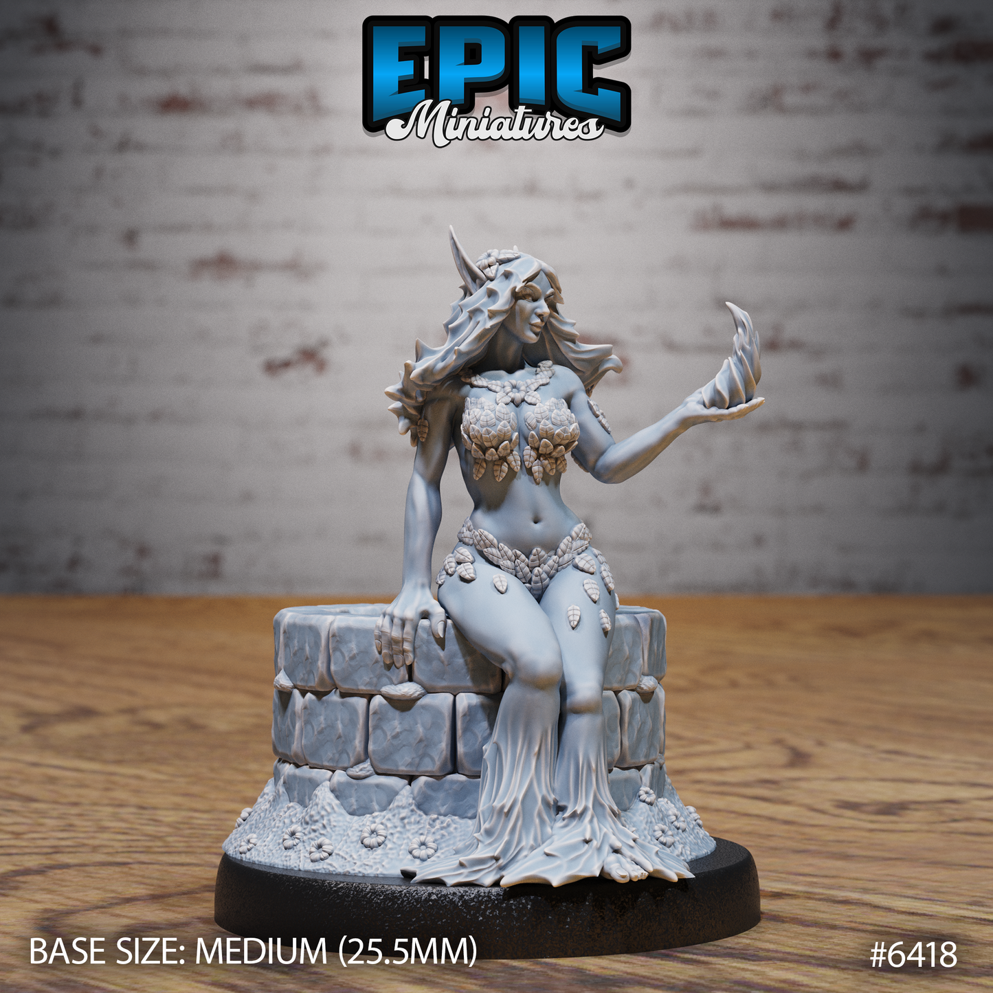 Spring Undine, Water Elemental (3 Variants Available) - Epic Miniatures