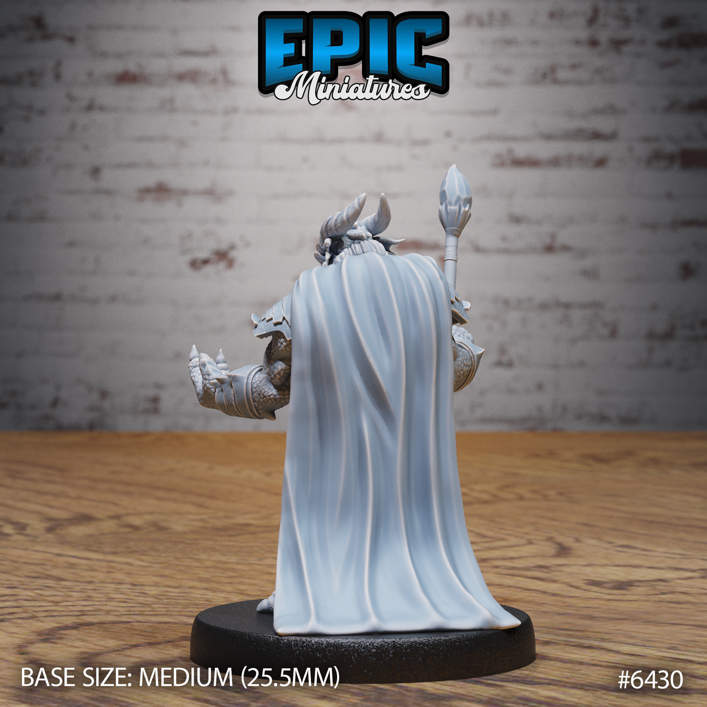 Dragonborn Mage (3 Variants Available) - Epic Miniatures