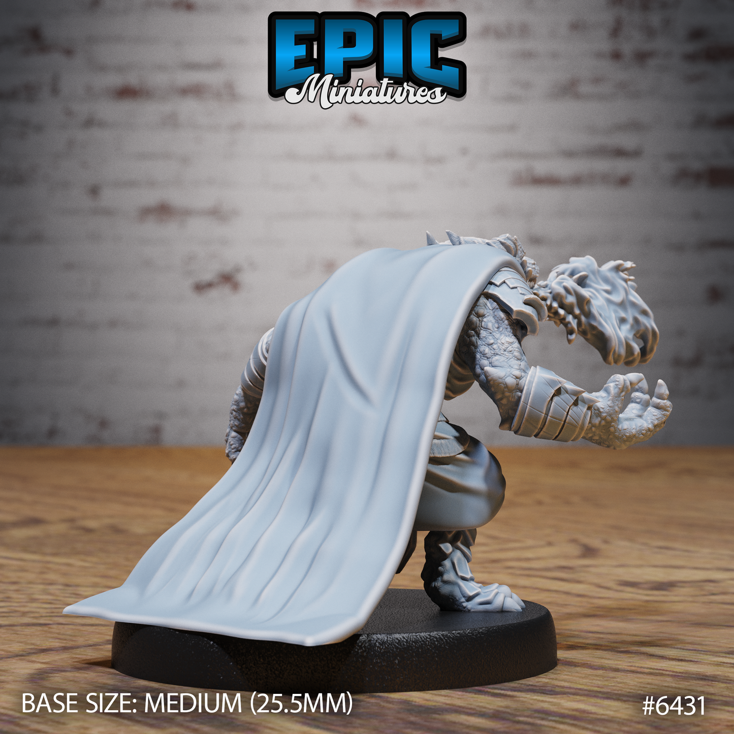 Dragonborn Mage (3 Variants Available) - Epic Miniatures