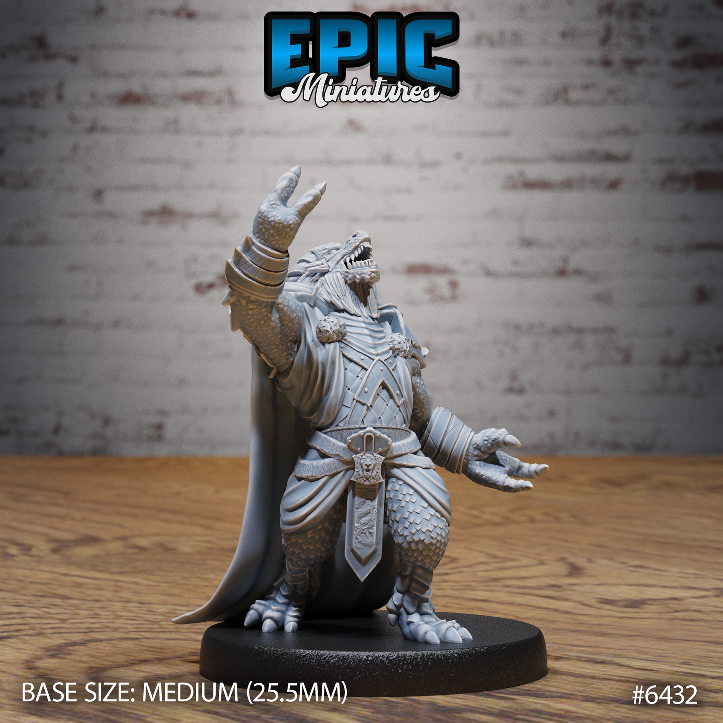Dragonborn Mage (3 Variants Available) - Epic Miniatures