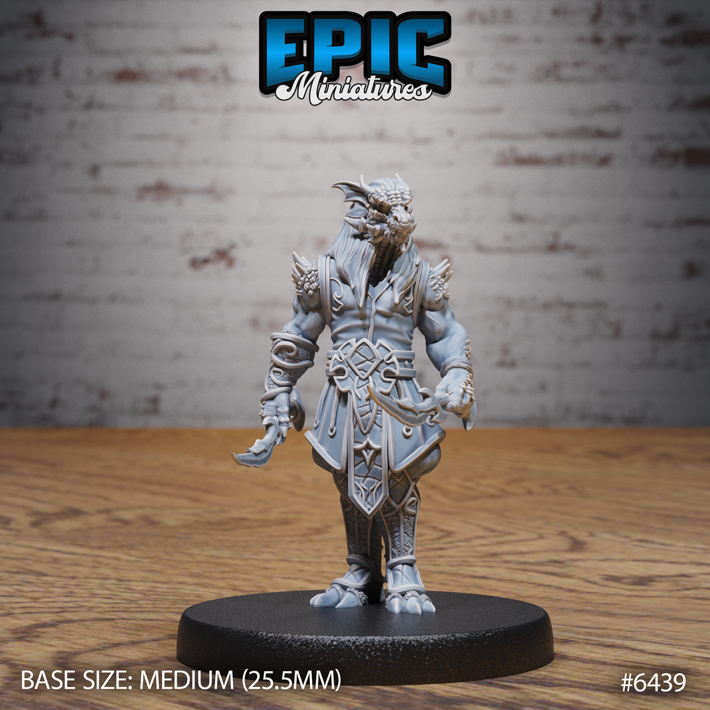 Dragonborn Rogue (3 Variants Available) - Epic Miniatures