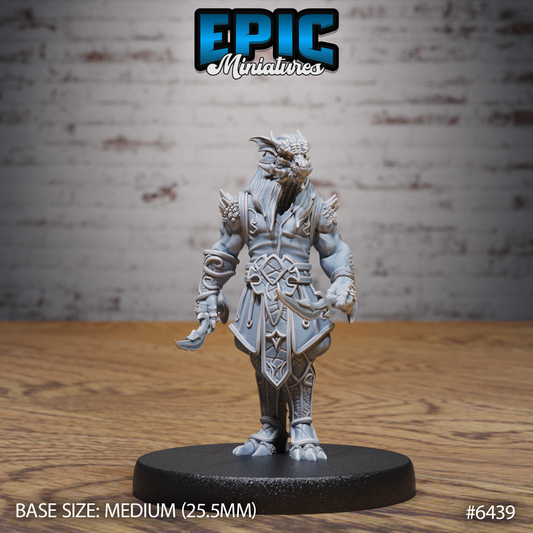 Dragonborn Rogue (3 Variants Available) - Epic Miniatures