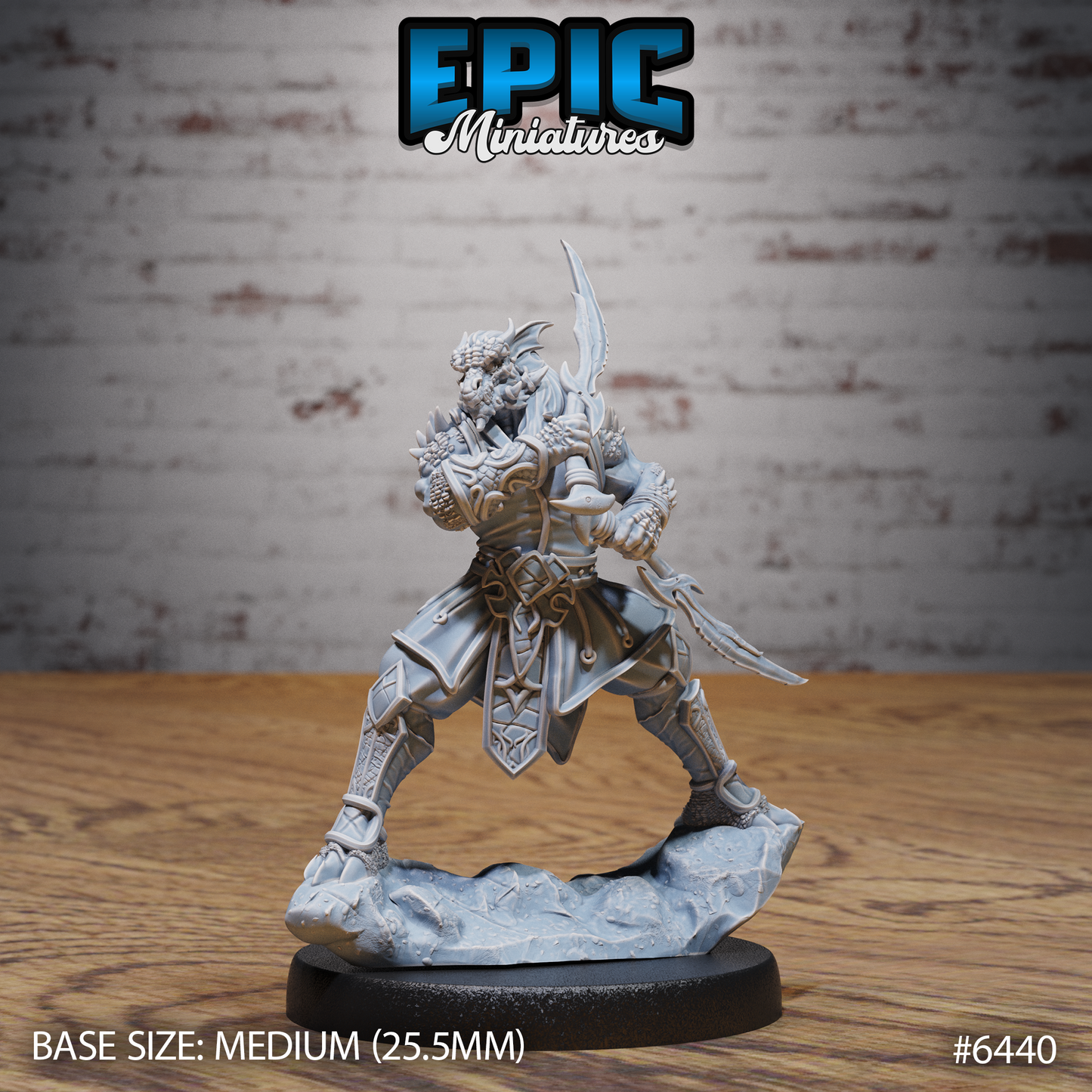 Dragonborn Rogue (3 Variants Available) - Epic Miniatures