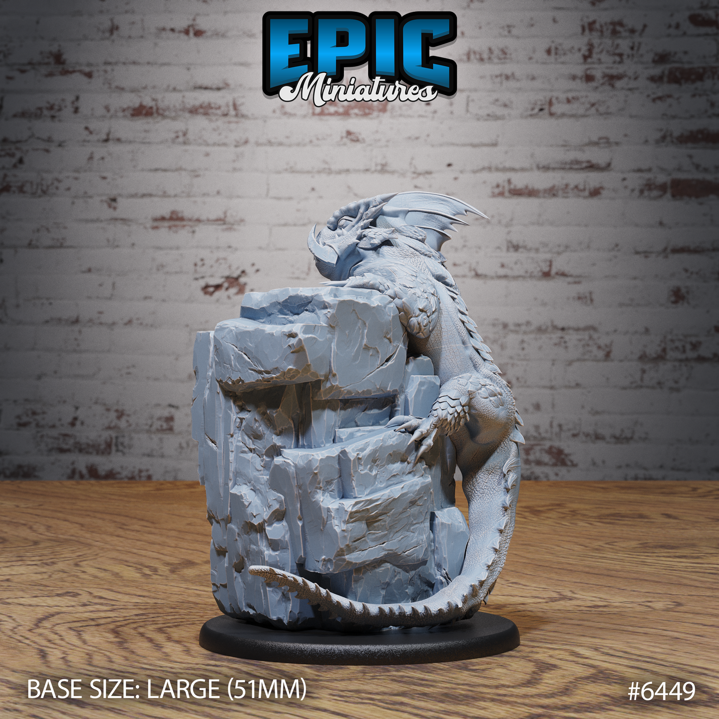 Giant Lizard (3 Variants Available) - Epic Miniatures