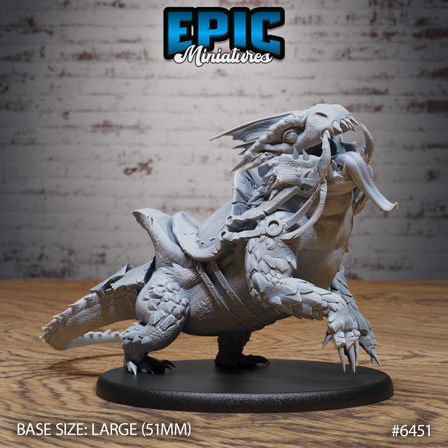 Giant Lizard (3 Variants Available) - Epic Miniatures