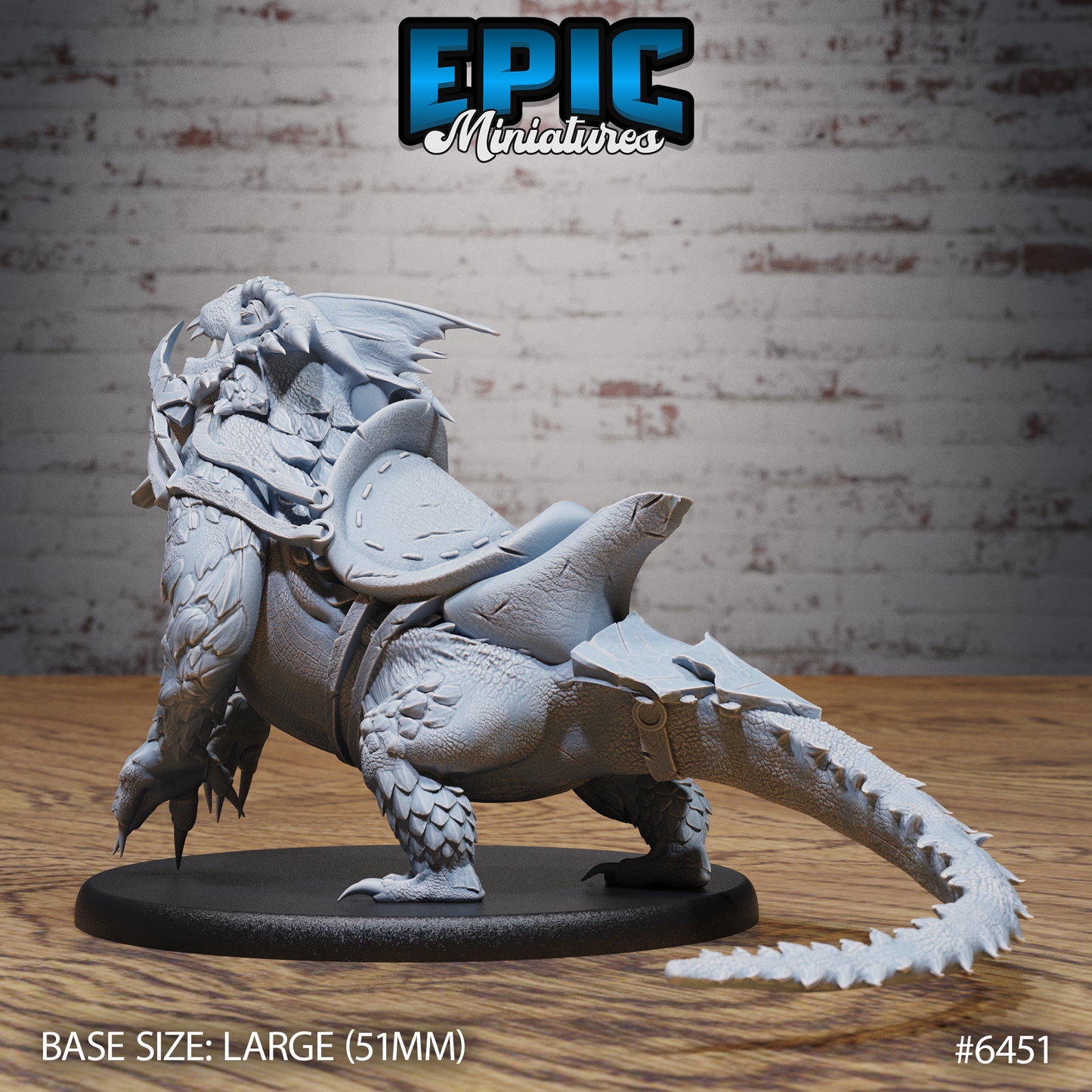 Giant Lizard (3 Variants Available) - Epic Miniatures