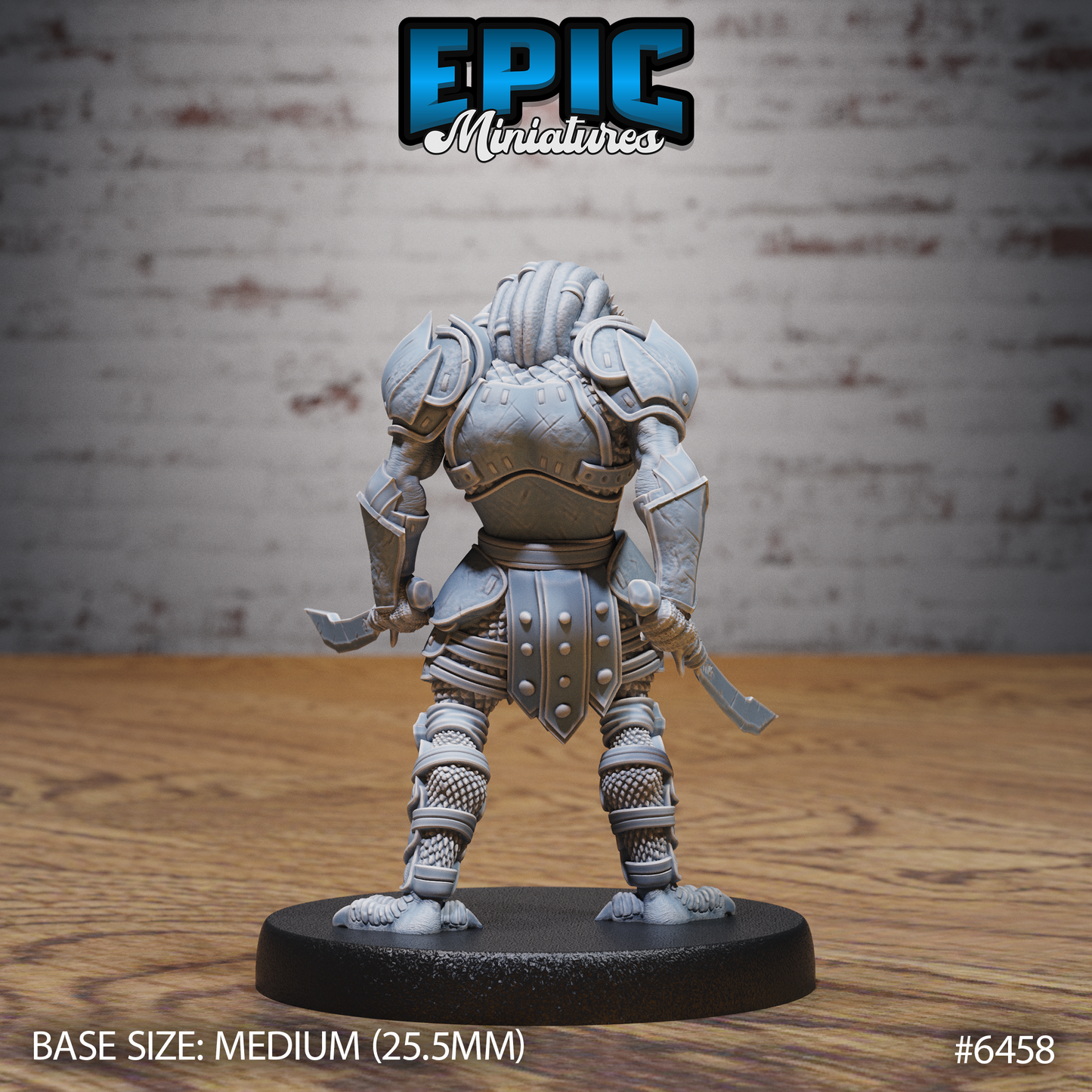 Dragonborn Warrior (3 Variants Available) - Epic Miniatures