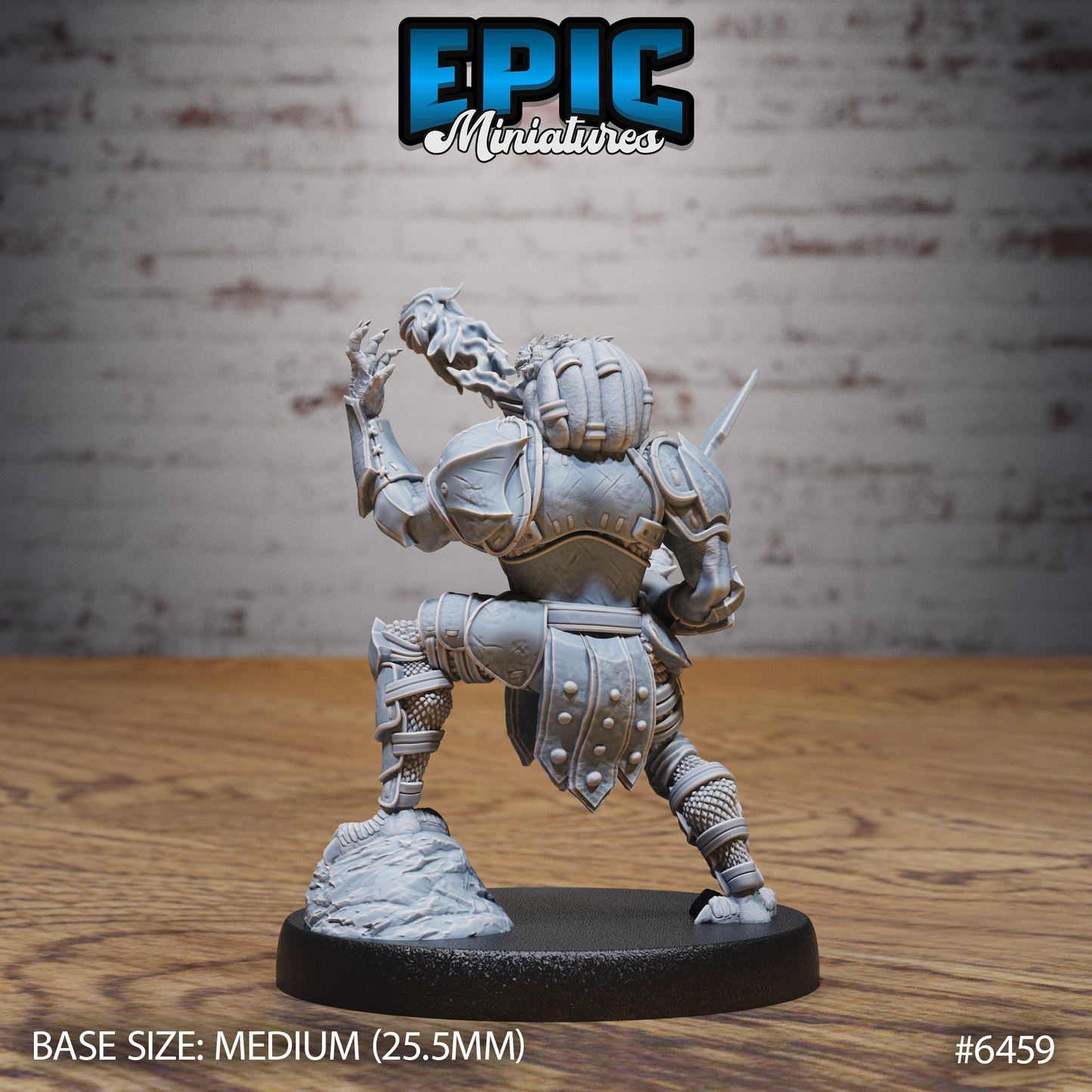 Dragonborn Warrior (3 Variants Available) - Epic Miniatures