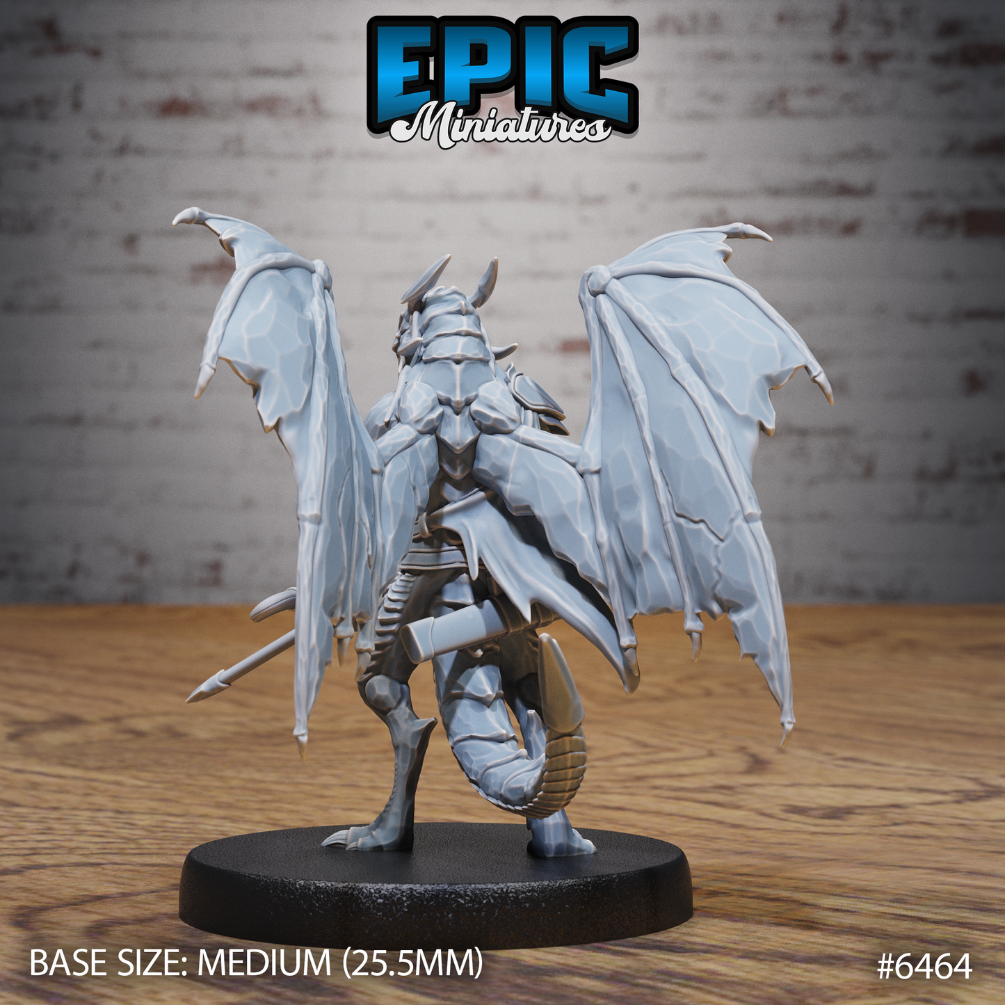 Draconic Demon, Sapphire (3 Variants Available) - Epic Miniatures